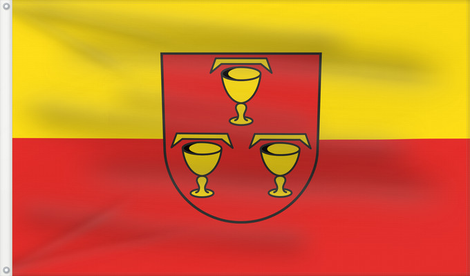 Flag, with two metal eyelets and reinforced hoist: Pfaffenweiler (Südlicher Schwarzwald)