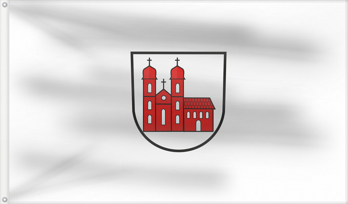 Bandera, con dos ojales metálicos y lado del asta reforzado: St. Märgen (Südlicher Schwarzwald)