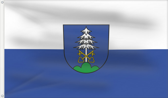 Flag, with two metal eyelets and reinforced hoist: St. Peter (Südlicher Schwarzwald)