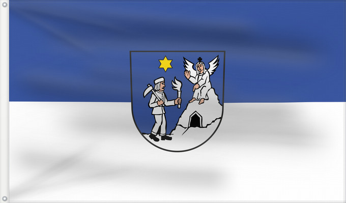 Flag, with two metal eyelets and reinforced hoist: Sulzburg (Südlicher Schwarzwald)