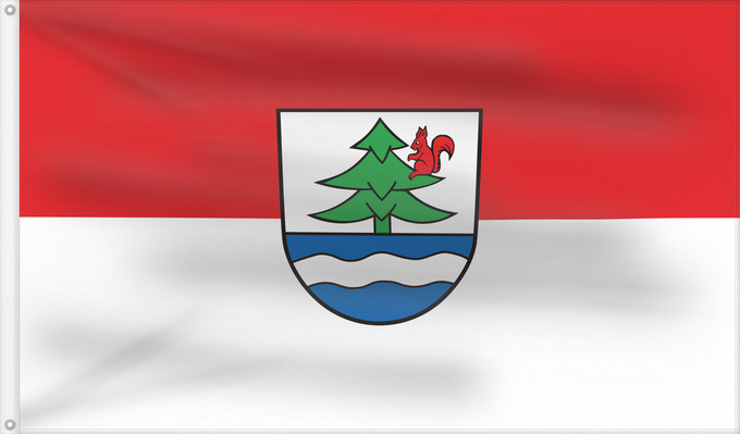 Flagge, mit zwei Metallösen und verstärktem Besatzband: Titisee-Neustadt (Südlicher Schwarzwald)
