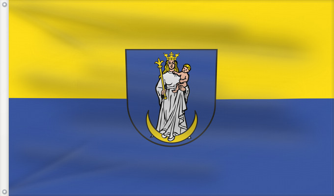 Flag, with two metal eyelets and reinforced hoist: Umkirch (Südlicher Schwarzwald)