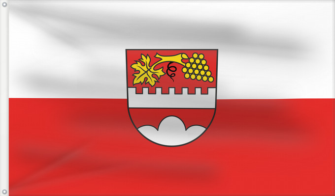 Flag, with two metal eyelets and reinforced hoist: Vogtsburg im Kaiserstuhl (Südlicher Schwarzwald)