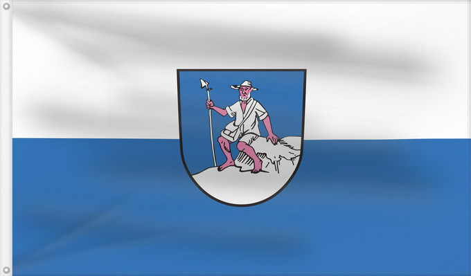 Flag, with two metal eyelets and reinforced hoist: Biederbach (Südlicher Schwarzwald)
