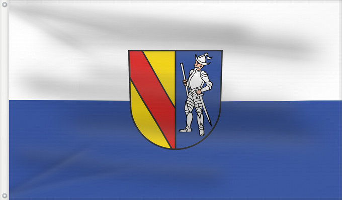 Bandera, con dos ojales metálicos y lado del asta reforzado: Emmendingen (Südlicher Schwarzwald)