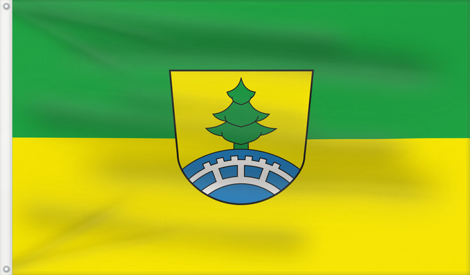Flag, with two metal eyelets and reinforced hoist: Gutach im Breisgau (Südlicher Schwarzwald)