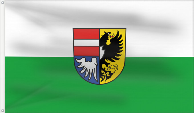 Flag, with two metal eyelets and reinforced hoist: Herbolzheim (Südlicher Schwarzwald)