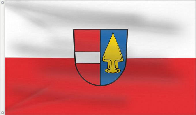 Flag, with two metal eyelets and reinforced hoist: Reute (Südlicher Schwarzwald)