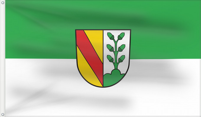 Flagge, mit zwei Metallösen und verstärktem Besatzband: Sexau (Südlicher Schwarzwald)