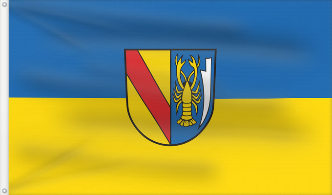 Flag, with two metal eyelets and reinforced hoist: Vörstetten (Südlicher Schwarzwald)