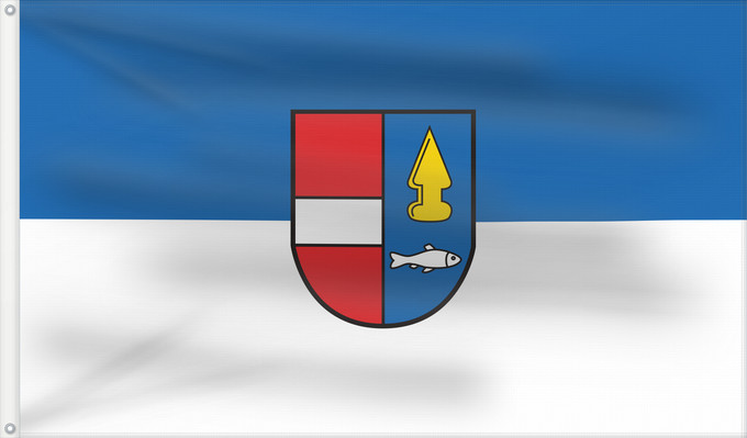 Flag, with two metal eyelets and reinforced hoist: Rheinhausen (Südlicher Schwarzwald)