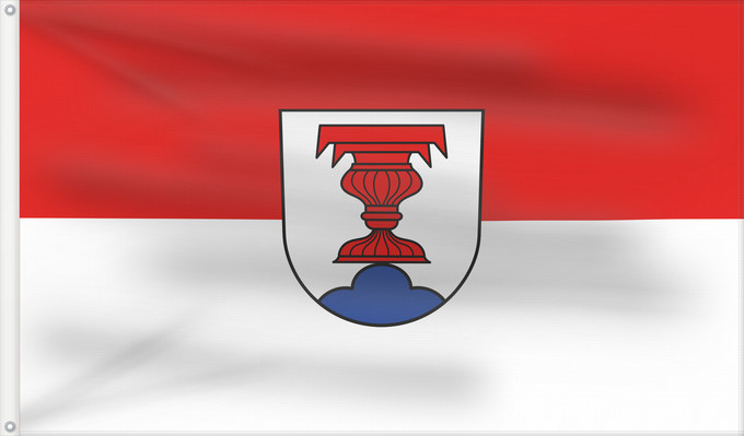 Bandera, con dos ojales metálicos y lado del asta reforzado: Durbach (Mittlerer Schwarzwald)