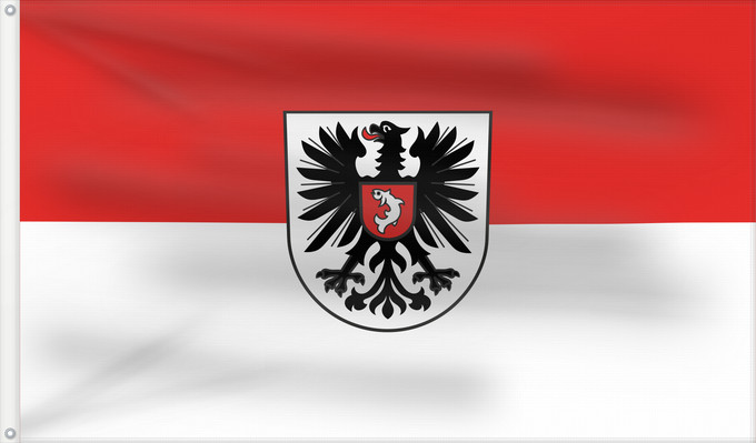 Flag, with two metal eyelets and reinforced hoist: Gengenbach (Mittlerer Schwarzwald)