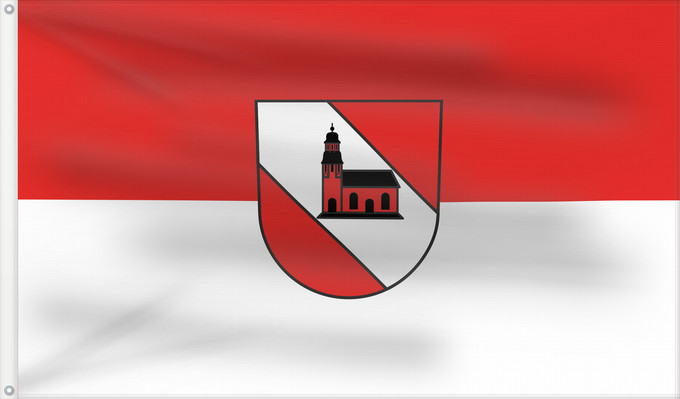 Flag, with two metal eyelets and reinforced hoist: Kappelrodeck (Mittlerer Schwarzwald)