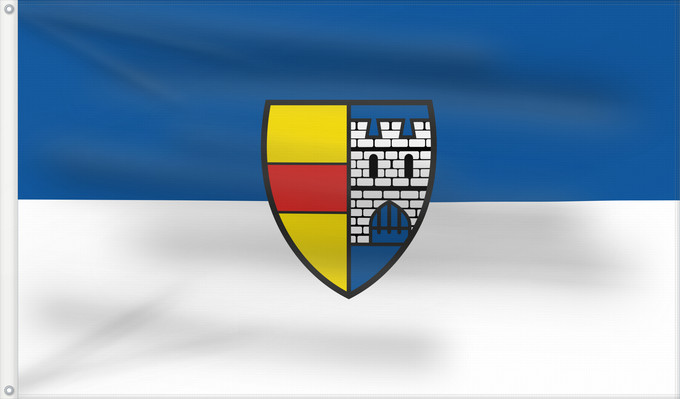 Flag, with two metal eyelets and reinforced hoist: Lahr/Schwarzwald (Mittlerer Schwarzwald)