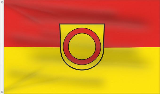 Flag, with two metal eyelets and reinforced hoist: Meißenheim (Mittlerer Schwarzwald)
