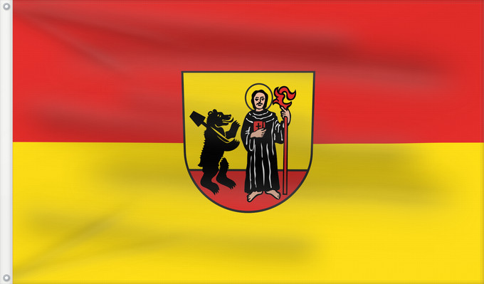 Flag, with two metal eyelets and reinforced hoist: Oberharmersbach (Mittlerer Schwarzwald)