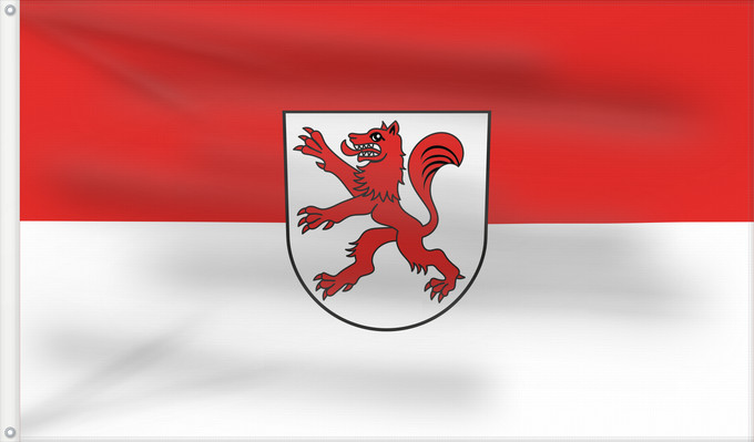 Flag, with two metal eyelets and reinforced hoist: Oberwolfach (Mittlerer Schwarzwald)