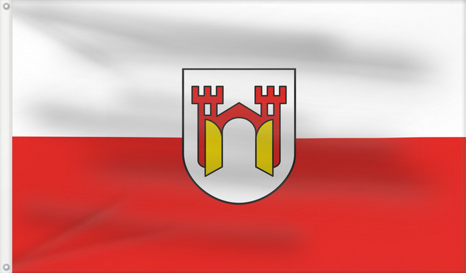 Flag, with two metal eyelets and reinforced hoist: Offenburg (Mittlerer Schwarzwald)