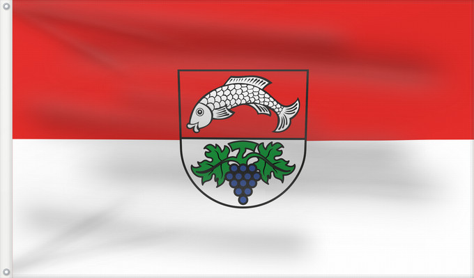Flag, with two metal eyelets and reinforced hoist: Ohlsbach (Mittlerer Schwarzwald)