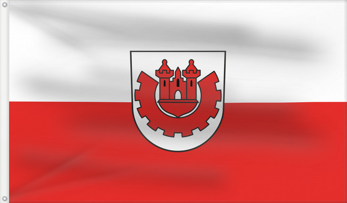 Flag, with two metal eyelets and reinforced hoist: Oppenau (Mittlerer Schwarzwald)