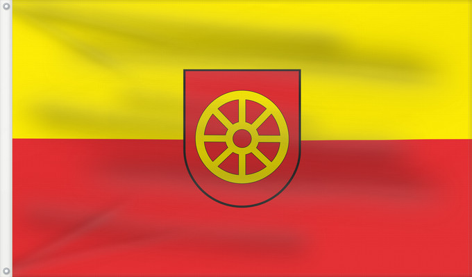 Flag, with two metal eyelets and reinforced hoist: Ottenhöfen im Schwarzwald (Mittlerer Schwarzwald)