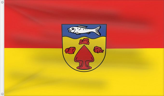 Bandera, con dos ojales metálicos y lado del asta reforzado: Steinach (Mittlerer Schwarzwald)