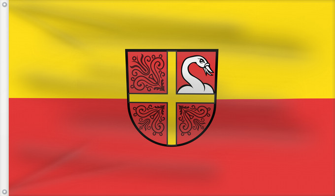 Flag, with two metal eyelets and reinforced hoist: Willstätt (Mittlerer Schwarzwald)