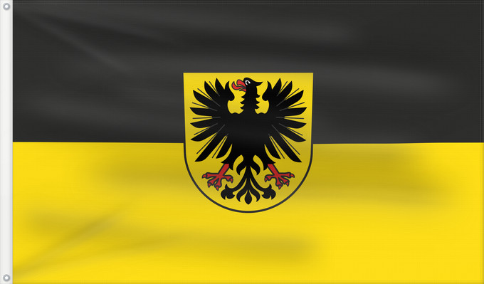 Flag, with two metal eyelets and reinforced hoist: Zell am Harmersbach (Mittlerer Schwarzwald)