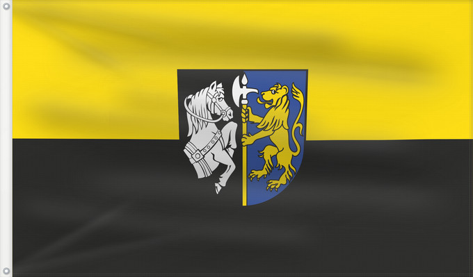 Flag, with two metal eyelets and reinforced hoist: Bösingen (Mittlerer Schwarzwald)