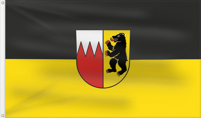Flag, with two metal eyelets and reinforced hoist: Dietingen (Mittlerer Schwarzwald)