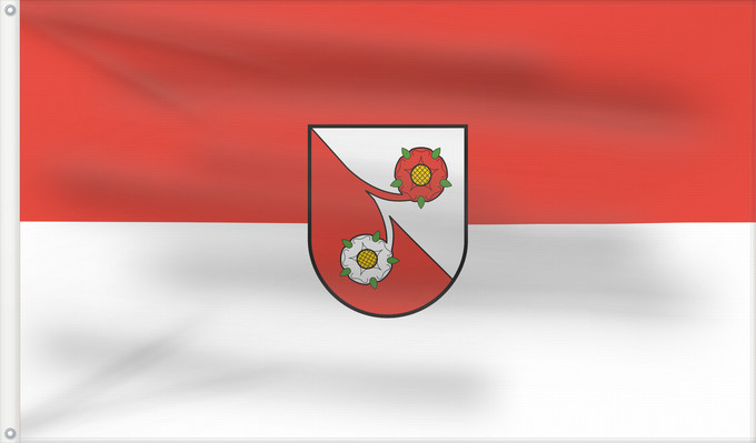 Flag, with two metal eyelets and reinforced hoist: Dunningen (Mittlerer Schwarzwald)