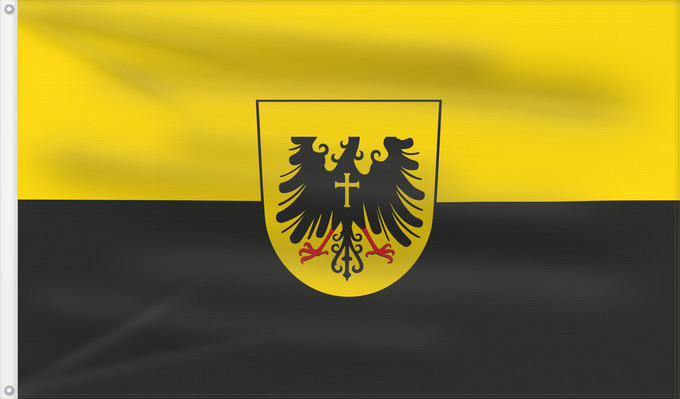 Flag, with two metal eyelets and reinforced hoist: Rottweil (Mittlerer Schwarzwald)