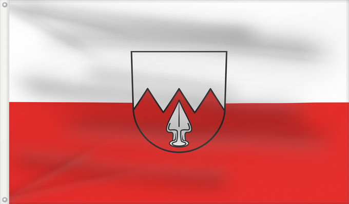 Flag, with two metal eyelets and reinforced hoist: Vöhringen (Mittlerer Schwarzwald)