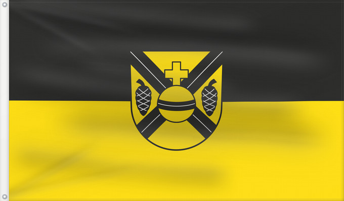 Flag, with two metal eyelets and reinforced hoist: Fluorn-Winzeln (Mittlerer Schwarzwald)