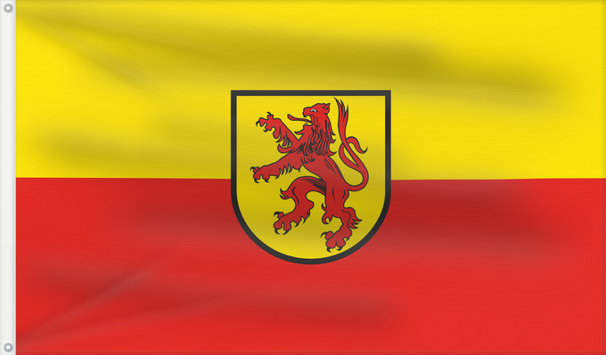 Flag, with two metal eyelets and reinforced hoist: Bräunlingen (Mittlerer Schwarzwald)