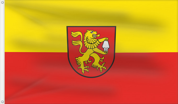 Flag, with two metal eyelets and reinforced hoist: Dauchingen (Mittlerer Schwarzwald)
