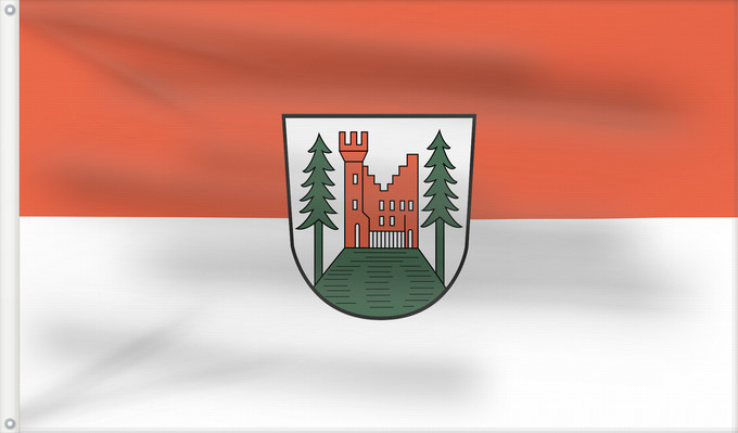 Flag, with two metal eyelets and reinforced hoist: Furtwangen im Schwarzwald (Mittlerer Schwarzwald)
