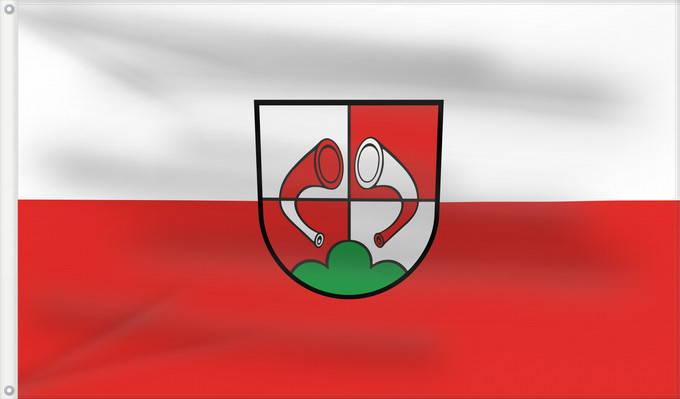 Bandera, con dos ojales metálicos y lado del asta reforzado: Triberg im Schwarzwald (Mittlerer Schwarzwald)