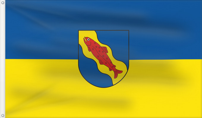 Flag, with two metal eyelets and reinforced hoist: Vöhrenbach (Mittlerer Schwarzwald)
