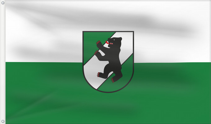 Flag, with two metal eyelets and reinforced hoist: Brigachtal (Mittlerer Schwarzwald)