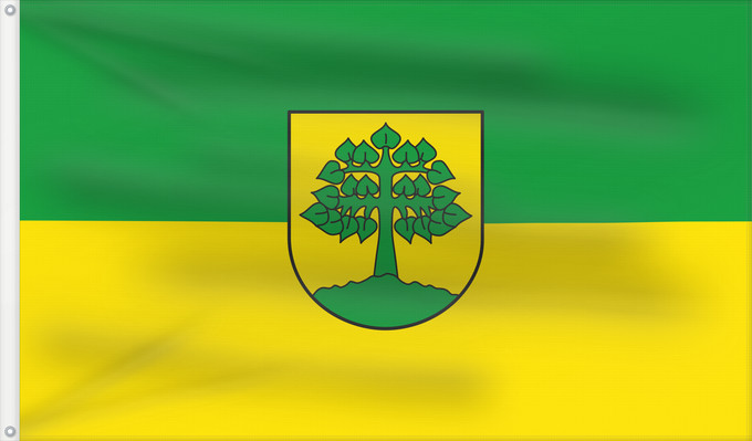 Flag, with two metal eyelets and reinforced hoist: Aldingen (Schwäbische Alb)