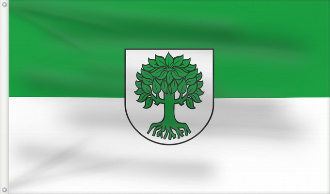Flag, with two metal eyelets and reinforced hoist: Bubsheim (Schwäbische Alb)