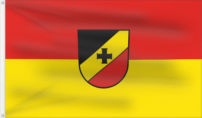 Flag, with two metal eyelets and reinforced hoist: Denkingen (Schwäbische Alb)