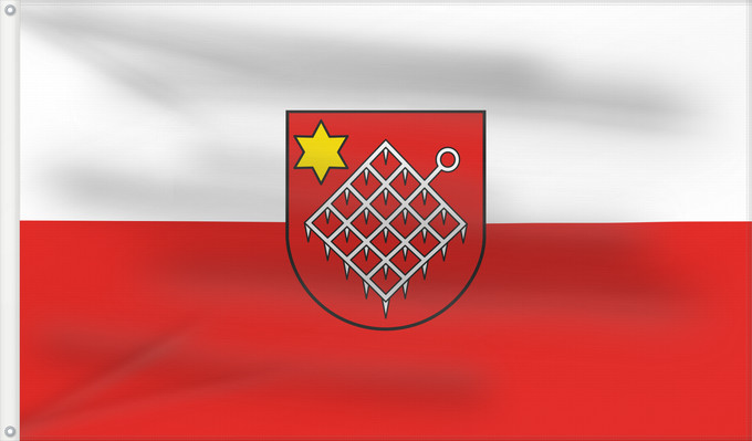 Flag, with two metal eyelets and reinforced hoist: Egesheim (Schwäbische Alb)