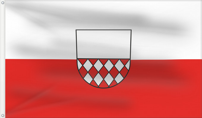 Flag, with two metal eyelets and reinforced hoist: Fridingen an der Donau (Schwäbische Alb)