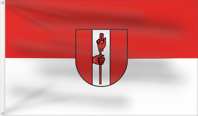 Flag, with two metal eyelets and reinforced hoist: Gosheim (Schwäbische Alb)