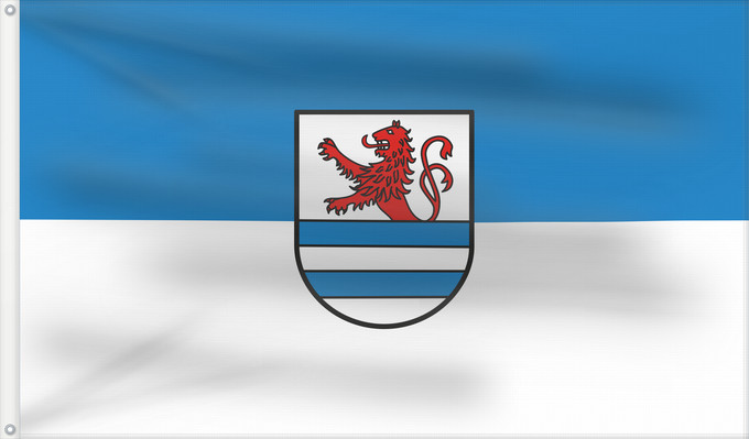 Bandera, con dos ojales metálicos y lado del asta reforzado: Immendingen (Schwäbische Alb)