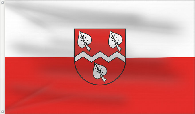Flag, with two metal eyelets and reinforced hoist: Kolbingen (Schwäbische Alb)