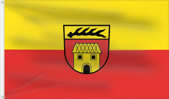 Flag, with two metal eyelets and reinforced hoist: Neuhausen ob Eck (Schwäbische Alb)